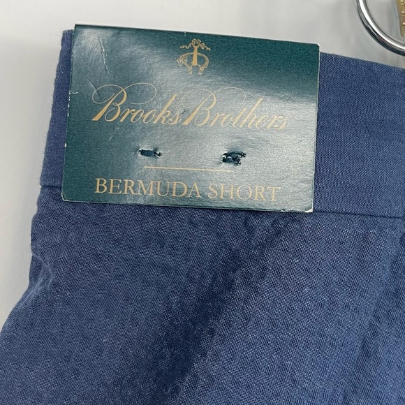 NWT Brooks Brothers Bermuda Shorts Seersucker Blue Men’s 44 Preppy 100064821 - Picture 6 of 15